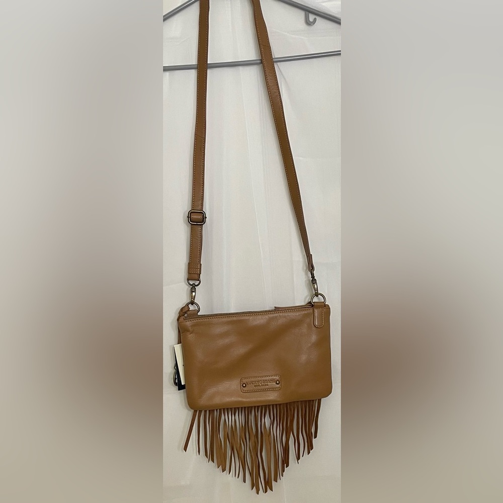 NWT Y2K Lucky Brand Genuine Leather Cross Body